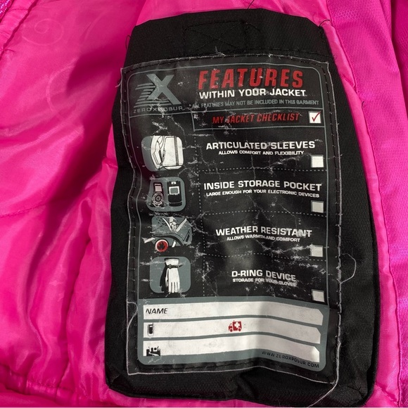 ZeroXposur Girls Snow Winter Jacket with Hoodie Size 5/6 - Picture 7 of 11